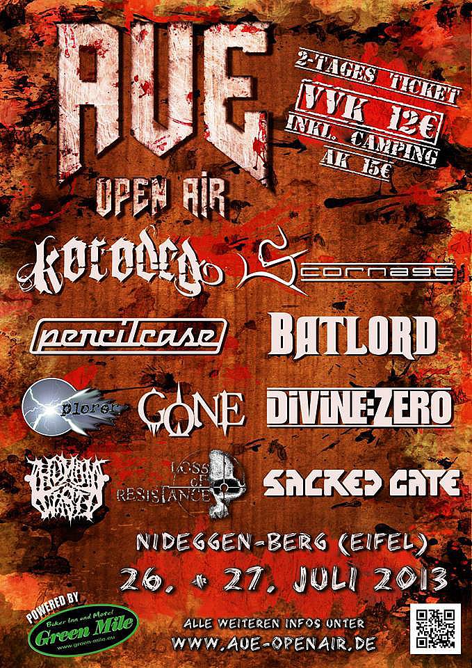 Flyer Aue Open Air - Aue Open Air